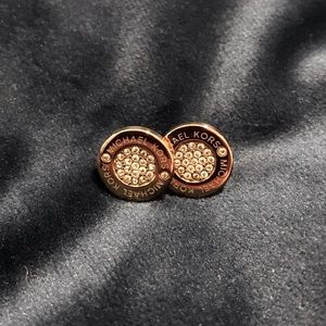 Gold michael Kors earrings
